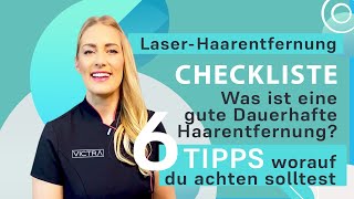 Checkliste Dauerhafte Haarentfernung 6 wichtige Tipps [upl. by Aneeb]