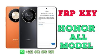 All Honor FRP Unlock By FRP KEY  Honor X9b 5G FRP Remove ALINX1 Google Account Honor X9b ALIN21 [upl. by Four]