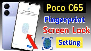 Poco c65 fingerprint screen lockPoco c65 fingerprint kaise lagaenfingerprint setting [upl. by Mathew]