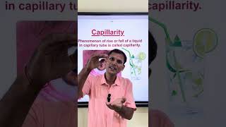 What is capillary action or Capillarity  capillary tube  Ace physics Vijay sir [upl. by Abbottson]