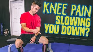 1 Knee Pain Stretch for Runners RUN PAIN FREE [upl. by Nasia]