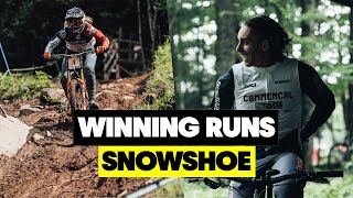 MTB Downhill Race of the Year  Winning Runs from Snowshoe [upl. by Sidwel]