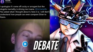 DEBATE With an H3H3 Fan Starkilla [upl. by Nytsua742]