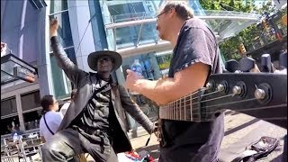 Guitar busking in Vancouver  The Good the bad and the ugly  Incredible moments caught on gopro [upl. by Eiduam581]