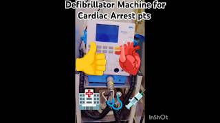 Defibrillator for cardiac Arrest ptsicu icucciolidicarlotta icunurse shortvideo hospitalstaff [upl. by Dloraj]