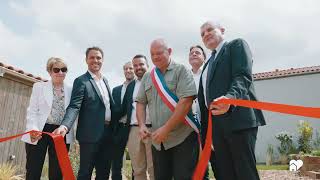 Hameau MonSenior  Inauguration du premier hameau daccueil familial en France [upl. by Combs]