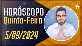 HORÓSCOPO DO DIA 5092024🔮 [upl. by Worrell]