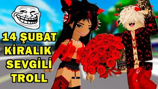 14 ŞUBATa Özel TROLLEDİM😂💅Roblox Brookhaven 🏡Rp [upl. by Sabella]