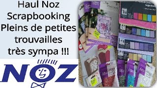 Haul Noz scrapbooking  des trouvailles très sympa noz tuto carterie scrapbooking diy [upl. by Lowenstern757]