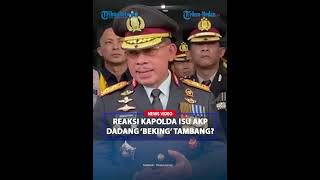 REAKSI Kapolda Sumbar Ditanya Soal AKP Dadang ‘Bekingi’ Tambang Galian C Ilegal  Terlalu Prematur [upl. by Malinde]