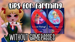 How to farm WITHOUT Gamepasses in Royale High [upl. by Bello]