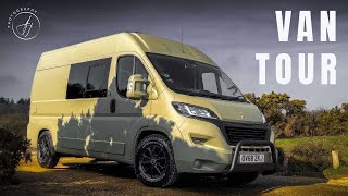 FULL Van Reveal amp TOUR  Peugeot Boxer L2H2  Self Build CAMPERVAN 4K [upl. by Willet]