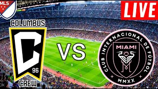 Columbus Crew vs Inter Miami Live Score l Major League Soccer 2024 l [upl. by Adnahcir]