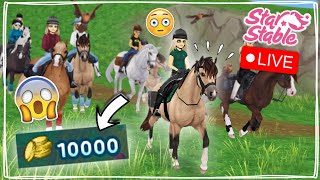 10000 JORVIK SHILLINGEN UITGEVEN TIJDENS DE LIVESTREAM 😱💸  Star Stable Online  Daphne draaft door [upl. by Annirtak498]