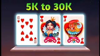 5K to 30K indian poker money whole pharaohs kingdom gameplay 1xbet [upl. by Halbeib]