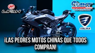 Las 6 Peores Motos Chinas ¡Evita COMPRAR estas Marcas [upl. by Zoara913]