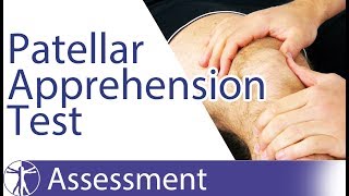 Patellar Apprehension Test  Patella Dislocation [upl. by Kore672]