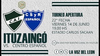 ITUZAINGÓ vs Centro Español EN VIVO  22° FECHA Primera C Torneo Apertura 2024 [upl. by Arquit]