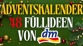 dm Adventskalender selber befüllen 48 Ideen für unter 3€  Adventskalender 2024  Frauen amp Männer [upl. by Buyer275]