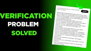 Youtube Verification Required to make External links Clickable Problem Solve 💯 [upl. by Reddin]