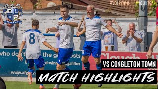 VS Congleton Town H 14 August 2022 Match Highlights  Bury AFC [upl. by Gordon834]