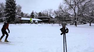 CROSS COUNTRY SKIING NORTH BOULDER PARK [upl. by Dlanger853]