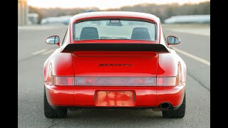 1993 Porsche 964 RS America Driving Video [upl. by Notyal]