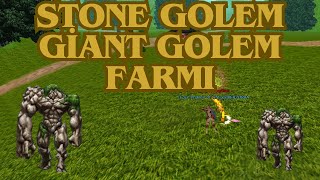 Stone Golem vs Giant Golem Farmı  EMC Farm  Knight Online  Dryads 2023 [upl. by Tewfik]