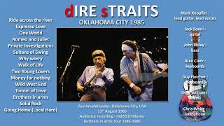 Dire Straits  1985  LIVE in Oklahoma City audio only [upl. by Biamonte]