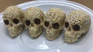 Receta de Calaveritas de Amaranto muy fácil solo 2 ingredientes [upl. by Hardin]