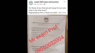 How to get jupeb 2023 exam questions and answers a day to examjupeb 2023 question2023 jupeb [upl. by Cantone]