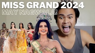 MISS GRAND INTERNATIONAL 2024 REACTION  Cedricks Blanco [upl. by Enelear]