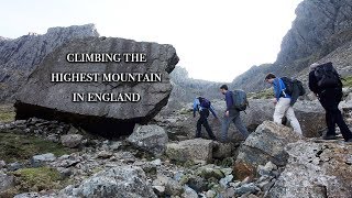 Climbing The Highest Mountain In England  Scafell Pike And The Corridor Route [upl. by Aehsat]