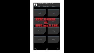 How to Install TWRP recovery on Oppo Neo 5 1201 16GB mobile phone device  KING CREATION [upl. by Hayward854]