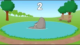 5 Sharks Swimming adding Help Kidz Learn [upl. by Dhar]