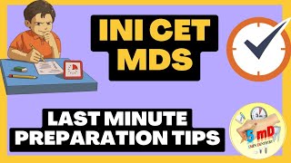 INICET MDS  Preparation Tips  easy to follow [upl. by Enoch]