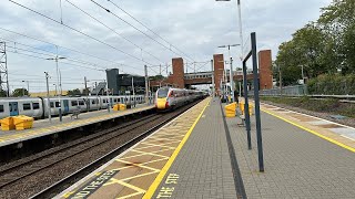 East Coast Main Line Trains at Stevenage on August 18th 2023 [upl. by Samale]