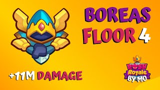 Rush Royale Dungeons Floor 4 Deck Boreas  11M Damage [upl. by Cassie779]