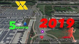 Parcours semi marathon avec tracé [upl. by Cerracchio]