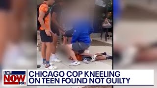 Chicago cop kneeling on teen found not guilty in stolen bike case  LiveNOW from FOX [upl. by Ikkela643]