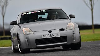 Nissan 350z vs BMW M2 bedford autodrome 040223 [upl. by Stephenson760]