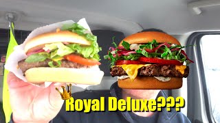 Testar McDonalds Royal Deluxe hamburgare samt banan shake [upl. by Sioux]