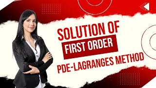 Solution of first order of PDELagranges Method  SGEETHA  SNS Institutions [upl. by Verina]