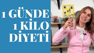 1 GÜNDE 1 KİLO DİYETİ [upl. by Talanian]