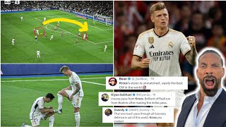 🎯🎯 Real Madrid fans crazy reactions to Toni kroos with an unreal assist to Brahim Diaz vs Granada [upl. by Rafi]