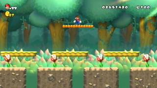 New Super Mario Bros Wii Walkthrough World 5 Part 1 Episode 17 [upl. by Linders994]