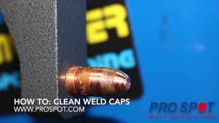 How to Clean Weld Caps on Spot Welder [upl. by Chance]