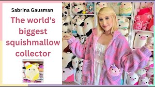 The worlds biggest squishmallow collector Sabrina Gausman [upl. by Nylanaj497]