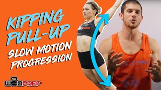 How To Do Kipping Pull Ups Slow Motion Progression [upl. by Pedrick361]