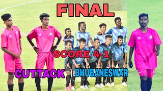 FINAL CUTTACK vs BHUBANESWAR 41PT1BIRSA MUNDA ATHLETIC STADIUM ROURKELA FOOTBALL 2024 [upl. by Anar106]